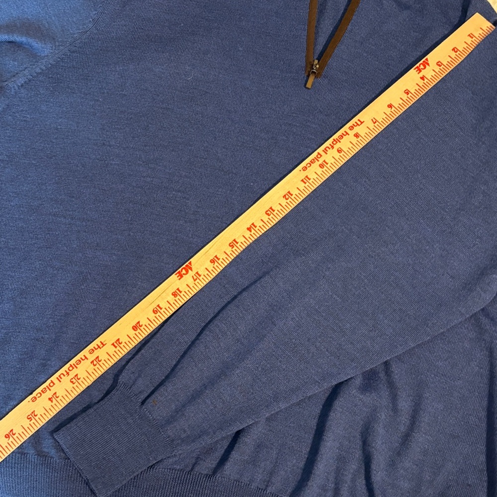 Byford London 100% Merino Wool Zip up‎ Sweater - Picture 5 of 6